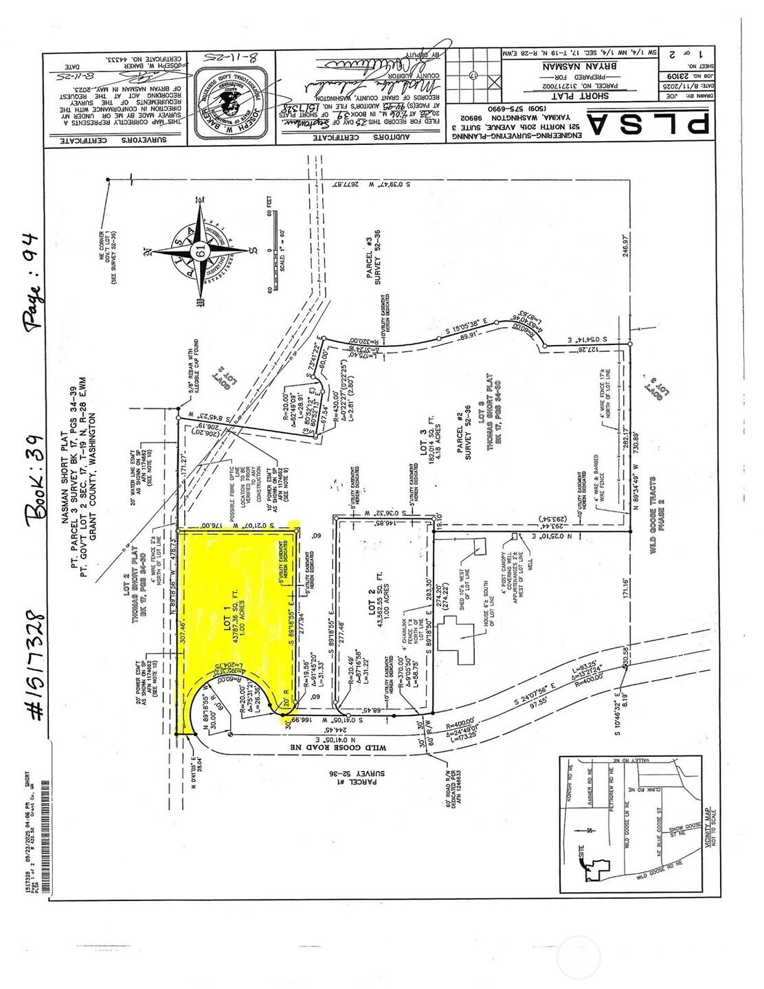 0 Wild Goose Road NE, Moses Lake, WA 98837